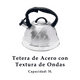 thumbnail image 5 of Tetera Silbante de Acero Inoxidable Cafetera Silbadora 3L plateado Unitalla, 5 of 6