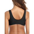 thumbnail image 2 of Mujeres Tits Knot Delantero Trajes de baño con Correa de Bikini Estampado Floral de Dos Piezas Traje de baño Negro-e XL Negro-e XL Xishao ropa, 2 of 2