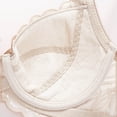 thumbnail image 4 of Ovbmpzd Push Up Womens Everyday Bras Beige Lace Supportive No Underwire Bras,42, 4 of 4