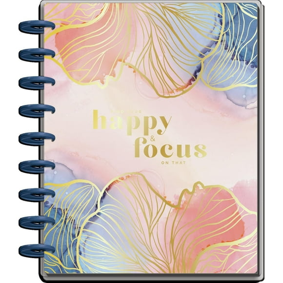 The Happy Planner Classic Undated Planner in Watercolor Outlines, 12 Months