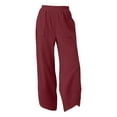 thumbnail image 3 of KAUOD Girls Causal Elastic Waist Athletic Pants Y2K Baggy Sweatpants with Pockets Solid Color Wide Leg Jogger Pants, 3 of 3