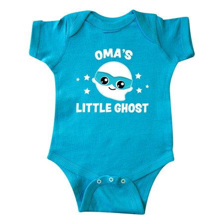 

Inktastic Cute Oma s Little Ghost with Stars Gift Baby Boy or Baby Girl Bodysuit