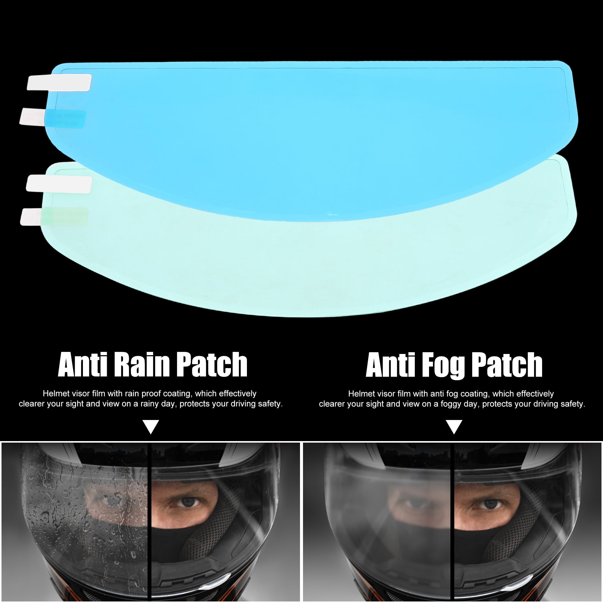 Casque de moto Film Rainproof casque HD clair NANO revêtement Film anti  brouillard - Chine Film Rainproof, casque anti-buée