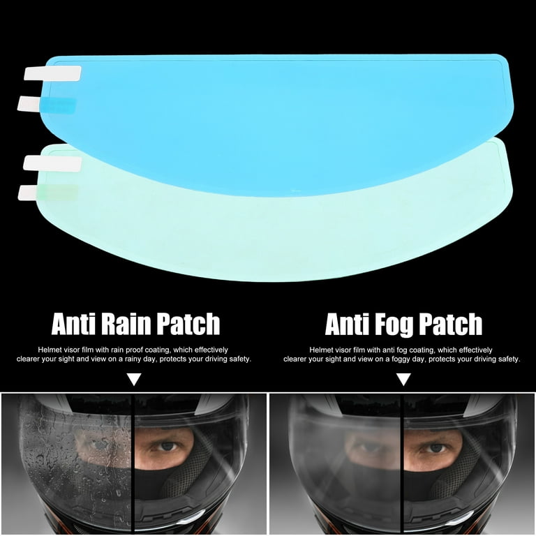 Universal Motorcycle Helmets Anti-fog Patch Visor Lens Helmet Lens  Protective Film For Against Rain Uv Motorcycle Accessories - Helmets -  AliExpress