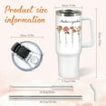 thumbnail image 3 of Personalized Mothers Day Birthday Gifts For Mom Grandma Wife From Daughter Son, Custom Mothers Garden Tumbler With Names Handle And Straw, 40 Oz Travel Coffee Tumbler For Mom Women Gifts, 3 of 6