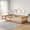 Natural, variant on Sailvan Twin Floor Bed with Fence and Door,Solid Wood Kids Bed Frame for Toddlers Natural
