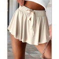 thumbnail image 5 of Summer Women'S Athletic Fitness Skirt Pants Beige M, 5 of 7