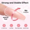 thumbnail image 5 of Modelones Poly Nail Gel Kit, 6 Colors Poly Extension Gel Clear Pink White with 48W Nail Lamp 3D Nail Charms Builder Slip Solution Complete Toe Nail Kit Supplies for Starter, 5 of 9