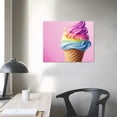 thumbnail image 4 of Candy Poster Rainbow Ice Cream Cotton Candy Wall Art Decor Girls Bedroom Wall Decor Modern Art Pink Poster Kids Room Decor, 4 of 6