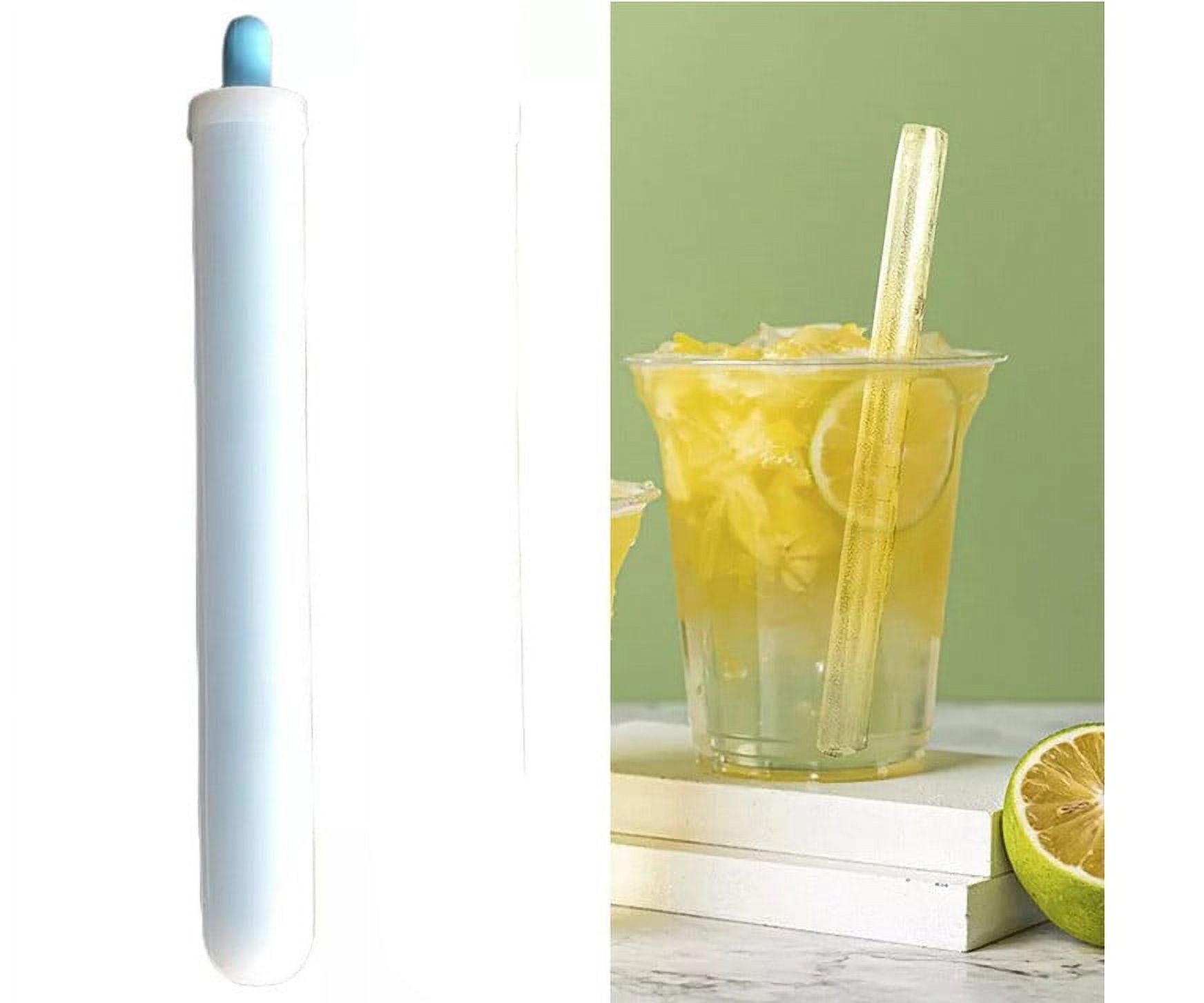 Pailles Colorées Lavables 15 Pailles Réutilisables 2-en-1 Cuillère/Paille - Sans BPA Multicolores - Milkshake Smoothie Café Pailles Colorées Sans BPA