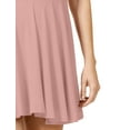 thumbnail image 4 of J. METHOD Womens Casual Short Cap Sleeve Skater Mini Dress Made in USA NEWDR10 Mauve S, 4 of 4