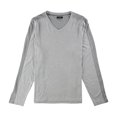 thumbnail image 1 of Alfani Mens Textured LS Basic T-Shirt, White, X-Large, 1 of 1