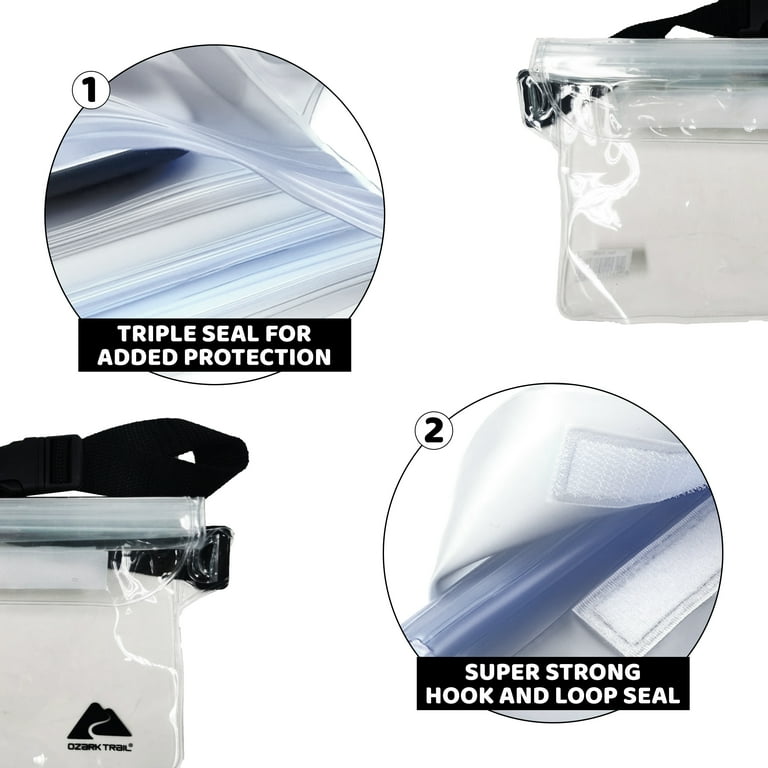 Transparent shop waterproof bag