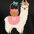 thumbnail image 3 of CafePress - EASTER ALPACHA T Shirt - Women's V-Neck Dark T-Shirt, 3 of 4