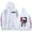 white, variant on Omori Red Space Merch Hoodies with trendy patterns printed on men's and women's fashionable street sports shirts