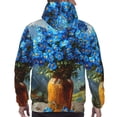 thumbnail image 7 of Wukai Mountain Blue Flowers Vase Print Men Hoodies Fleece Sweatshirts Long Sleeve Sweaters Pullover Fall Outfits Winter Clothes-Large, 7 of 7