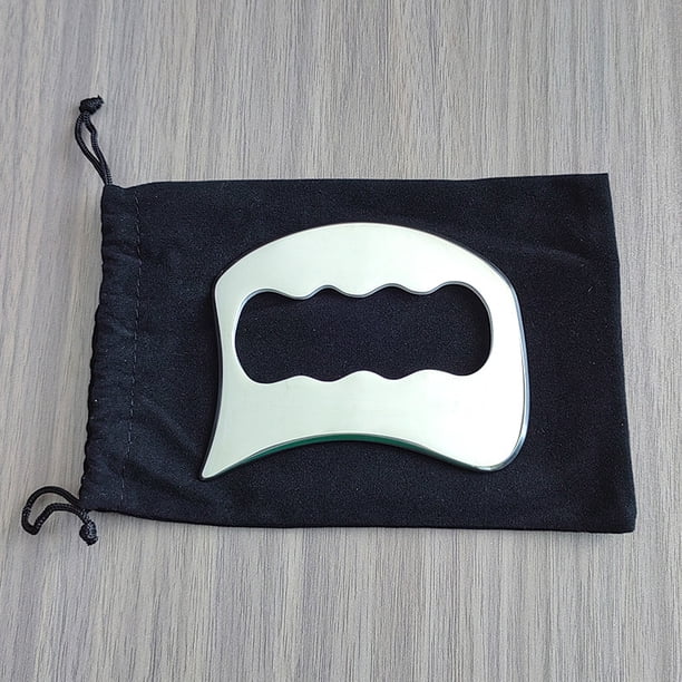 Cuchillo de acero inoxidable para fascia, tejido muscular, meridiano, fisioterapia, tipo S, cuchillo de membrana de refuerzo, cuchillo con forma de pájaro para raspar, masajeador de puntos