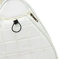 thumbnail image 2 of pitrice Tennis Racket Shoulder Bag Outdoors Tennis Shoulder Tote Sports Accessories Pocket Badminton Racquet Pocket Mesh Mesh Organizer White, 2 of 9
