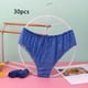 thumbnail image 3 of Calzoncillos desechables, malla de diseño de cintura alta elástica saludable de tela no tejida Azul Hugo calzoncillos desechables, 3 of 3
