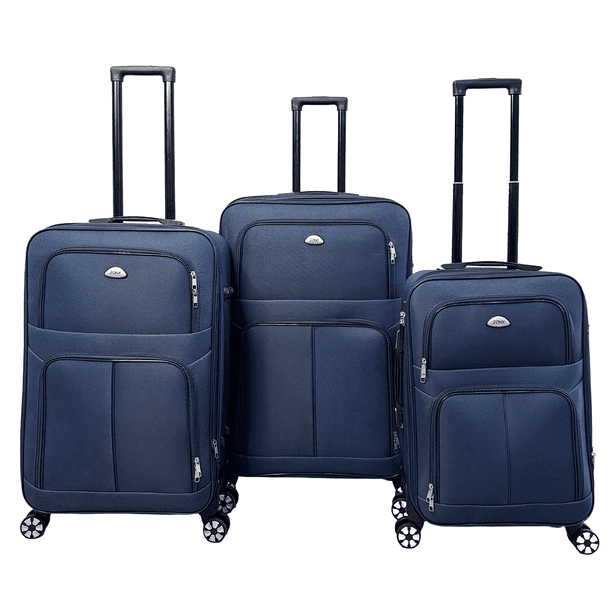 Set 3 Maletas De Viaje Jony Con Ruedas 20 24 Y 28 Pulgadas Con Candado