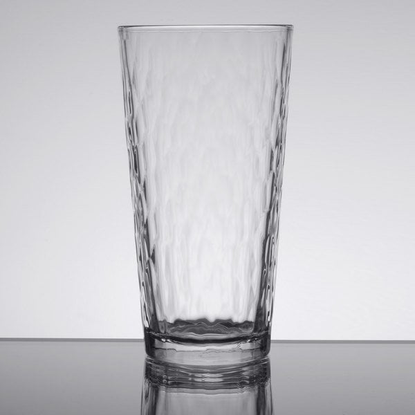 Libbey 20 Oz Casual Cooler Waves Duratuff Glasses - Pack Of 12, Commercial Grade