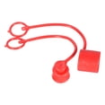 thumbnail image 1 of Unique Bargains 3/4x5/4' ID PVC Flat Face Hydraulic Quick Coupling Dust Cap and Plug Kit, Red 3Set, 1 of 5