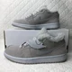thumbnail image 3 of Ni - ke Ni - ke Air Jordan 1 Low SE Shoes Women’s SZ 6.5 Sherpa Fleece Grey DO0750-002, 3 of 5