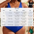 thumbnail image 3 of Plus Size Swimsuits for Women Mesh Tummy Control Push Up High Waisted One Piece Swimwear Bathing Suit, 3 of 8