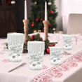 thumbnail image 1 of Feltree Party Tableware Set - Disposable 7-Inch & 9-Inch Paper Plates, Cups, Napkins with Silver Happy Design for Holiday Celebrations and Family Gatherings, 1 of 8