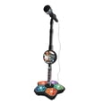 thumbnail image 4 of Instrumento de música Juguetes Micrófono Soporte de juguete de cumpleaños Portátil 5 luces Props de Juguete Negro Sunnimix Micrófono para niños, 4 of 8