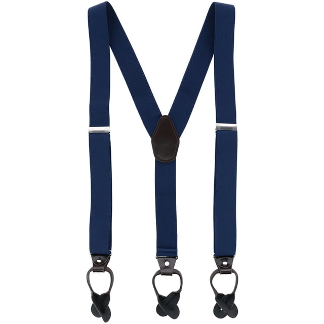CTM® Bretelles à Boutons en Y de 1,375 Pouce de Large (Hommes)
