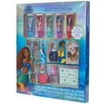 thumbnail image 3 of Disney The Little Mermaid - Townley Girl 11 Pcs Sparkly Cosmetic Makeup Set for kids Includes 5 Lip Gloss, 5 Nail Polish & Nail Stickers for Girls, Ages 3+ for Parties, Sleepovers and Makeovers, 3 of 10