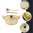 thumbnail image 4 of 1 Set Noodle Pot Metal Ramen Pot Kitchen Noodles Pot Instant Noodles Cooker Small Pot, 4 of 4