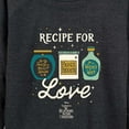 thumbnail image 3 of The Nightmare Before Christmas - Recipe For Love - Women's Lightweight French Terry Long Sleeve Shirt, 3 of 5