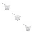 thumbnail image 3 of jesticaly French Fries Baskets Mesh Restaurant Vegetables Kitchen Supply Multi-function Baking Tool Onion Rings Lightweight Silver 10.5*8.5*6.5cm 3Set, 3 of 6