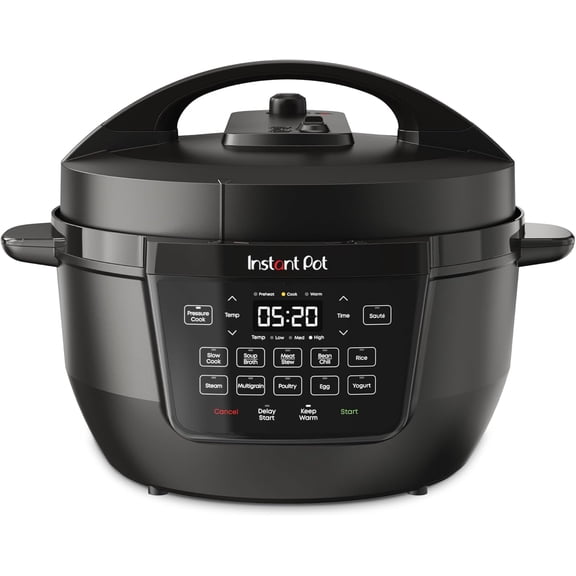 7.5QT RIO Wide, 7-in-1 Electric Multi-Cooker, Pressure Cooker, Slow Cook, Rice, Steamer, Sauté, Yogurt & Warmer, Wide Base, Large Searing Base, WhisperQuiet Steam Release