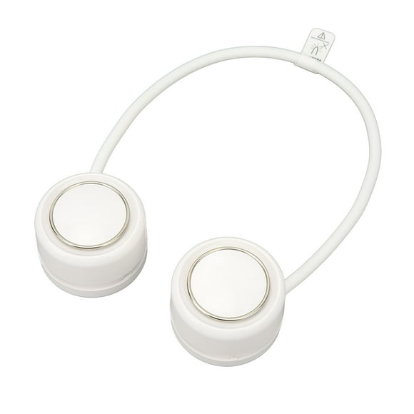 Abanico colgante YUNYI BRAND plegable 3 engranajes silencioso 1600 mAh color blanco