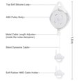 thumbnail image 4 of VR Cable Management Retractable Ceiling Pulley System Compatible for HTC Vive/Rift S/Oculus Quest2 VR Accessories, 4 of 5