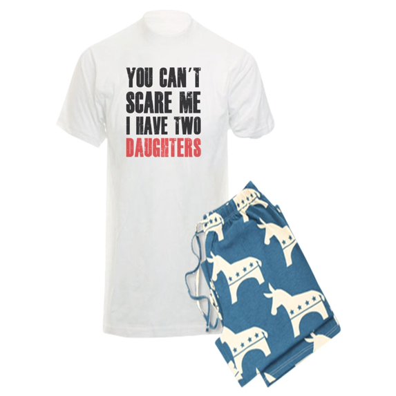 CafePress - I Have Two Daughters - Men's Light Pajamas