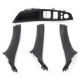 thumbnail image 4 of Inside Inner Door Panel Handle Pull Trim Case for BMW 5 Series F10 F11 RHD Black, 4 of 5