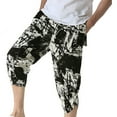thumbnail image 2 of Eagokdc Cotton Capris Men Casual Summer Plain Outdoor Workout Lightweight Big And Tall 3/4 Short With Pockets Size S-3XL, 2 of 9