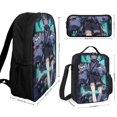 thumbnail image 2 of Cyberpunk heroes Backpack Set Large Daypack Insulated Lunch Pouch Pencil Case, 2 of 5
