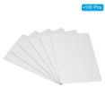 thumbnail image 3 of Uxcell 0.45mm Metal Business Cards Blank Name Card Laser Engraving Aluminum, Silver 100 Pack, 3 of 6