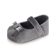thumbnail image 3 of Baby Girls Soft Sole Cloth Shoes T-Strap Mary Jane for Infant Prewalkers Toddler, 3 of 6