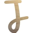 thumbnail image 1 of Wooden Letter J Craft Project, 3'' Tall Small Unfinished Wood Alphabet Letter, DIY, 1 of 3