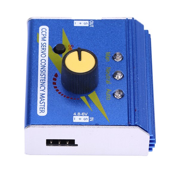 Servo Consistency Tester, Neutral Automatic Wiper Mode,Multifunctional ESC Checker for RC Helicopter Car BoatTest Analog and Digital Servos