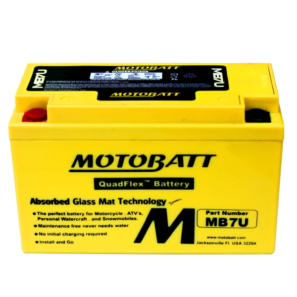 110 CCA Powersports Battery Mighty Max YT7B-BS 12V 6.5AH Battery