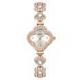thumbnail image 1 of Reloj de cuarzo con pulsera de trébol de cuatro hojas de moda Reloj de mujer esmeralda Reloj de mujer, 1 of 6