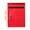 Red, variant on yotijay Wall Mount Lockable Mailbox Metal Postbox Family Residence Office Corridor House Red