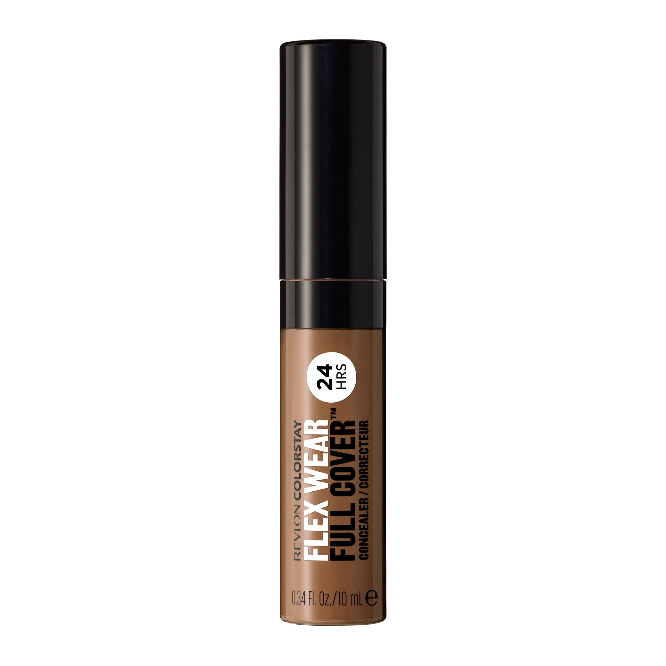 (2 pack) Revlon ColorStay Flex Wear Concealer, Full Coverage, 24HR Wear, 075 Hazelnut, 0.34 fl oz